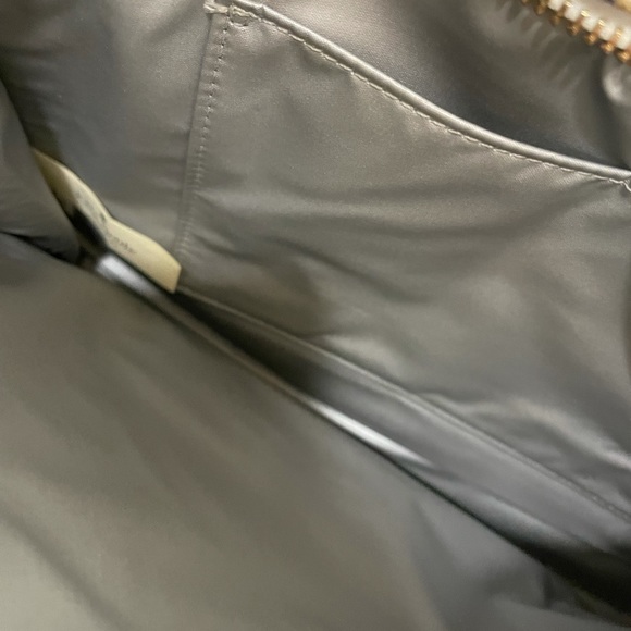 Kate Spade Blue and White Chevron canvas clutch - Picture 6 of 6